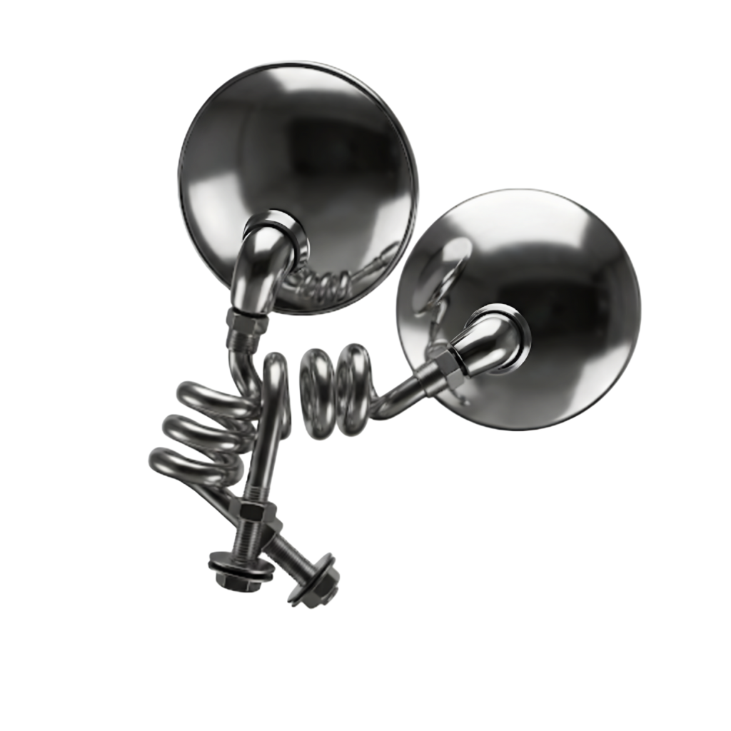 Premium Auto Rickshaw Silver Fold Mirror 🪞 – SB Accessories Special Piece 🛺