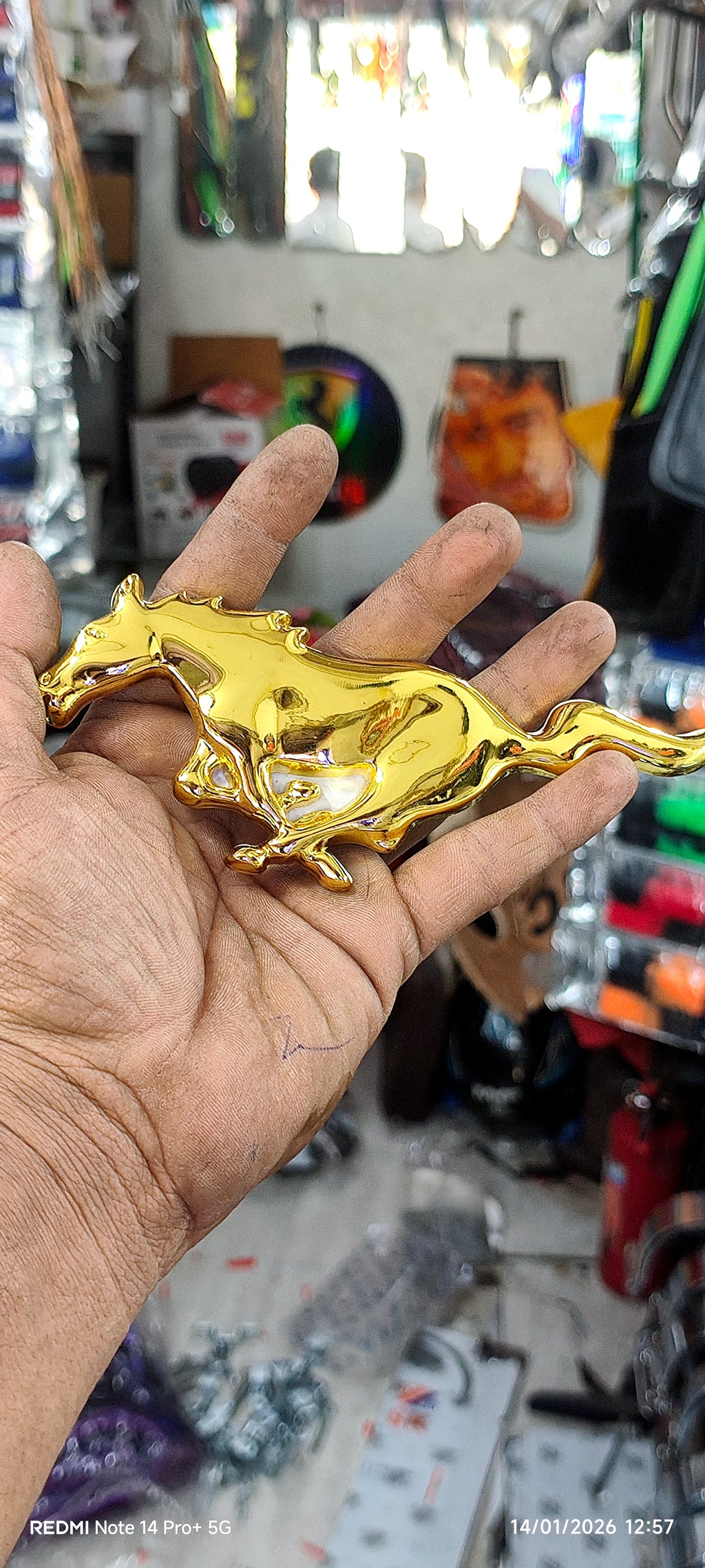 Premium Auto Rickshaw Golden Horse – SB Accessories Special Piece 🛺