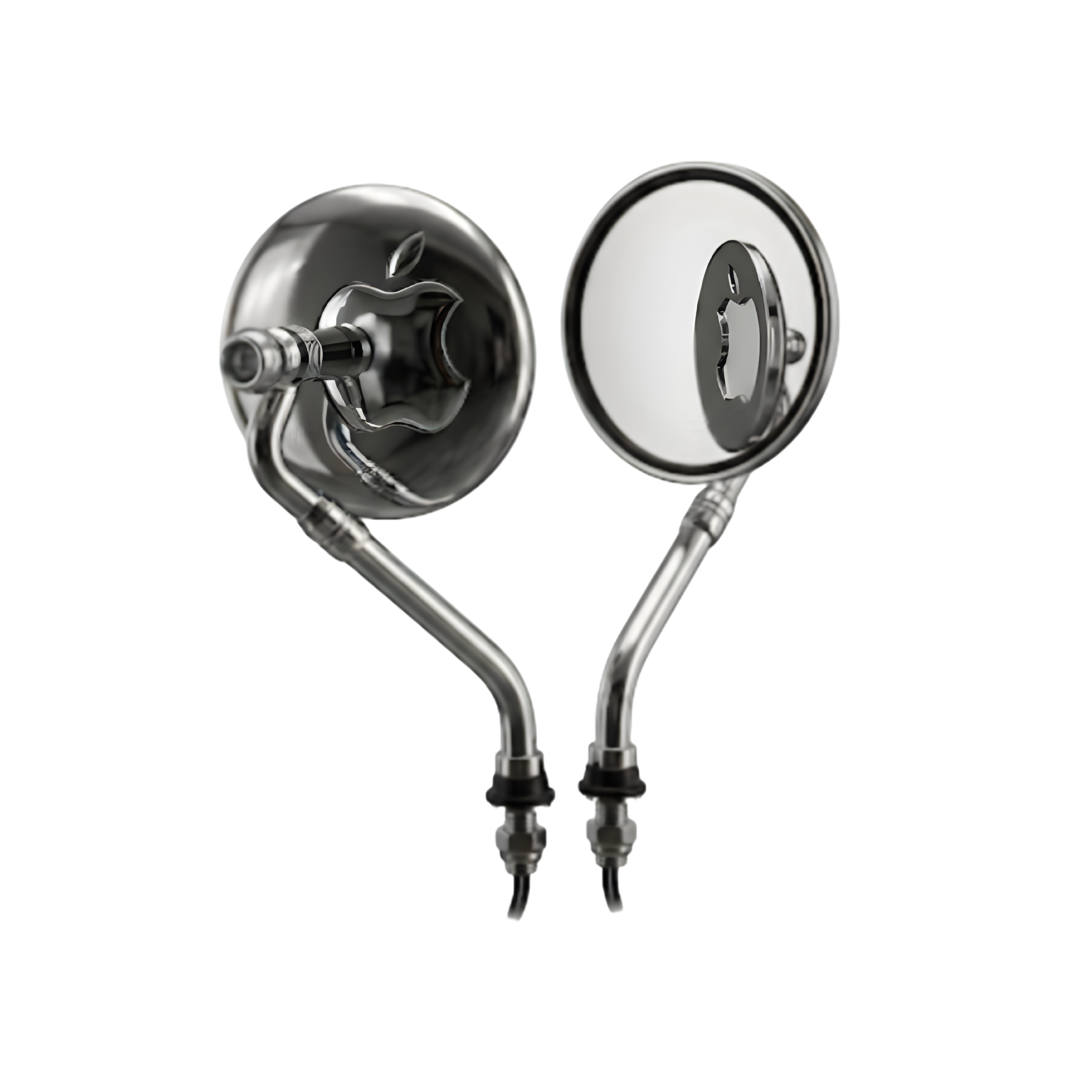 Premium Auto Rickshaw Apple Mirror 🍎– SB Accessories Special Piece 🛺